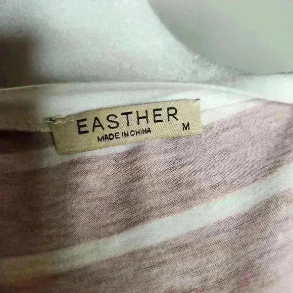 EASTHER women's long sleeve t-shirt with sequin pocket size medium - Picture 6 of 6